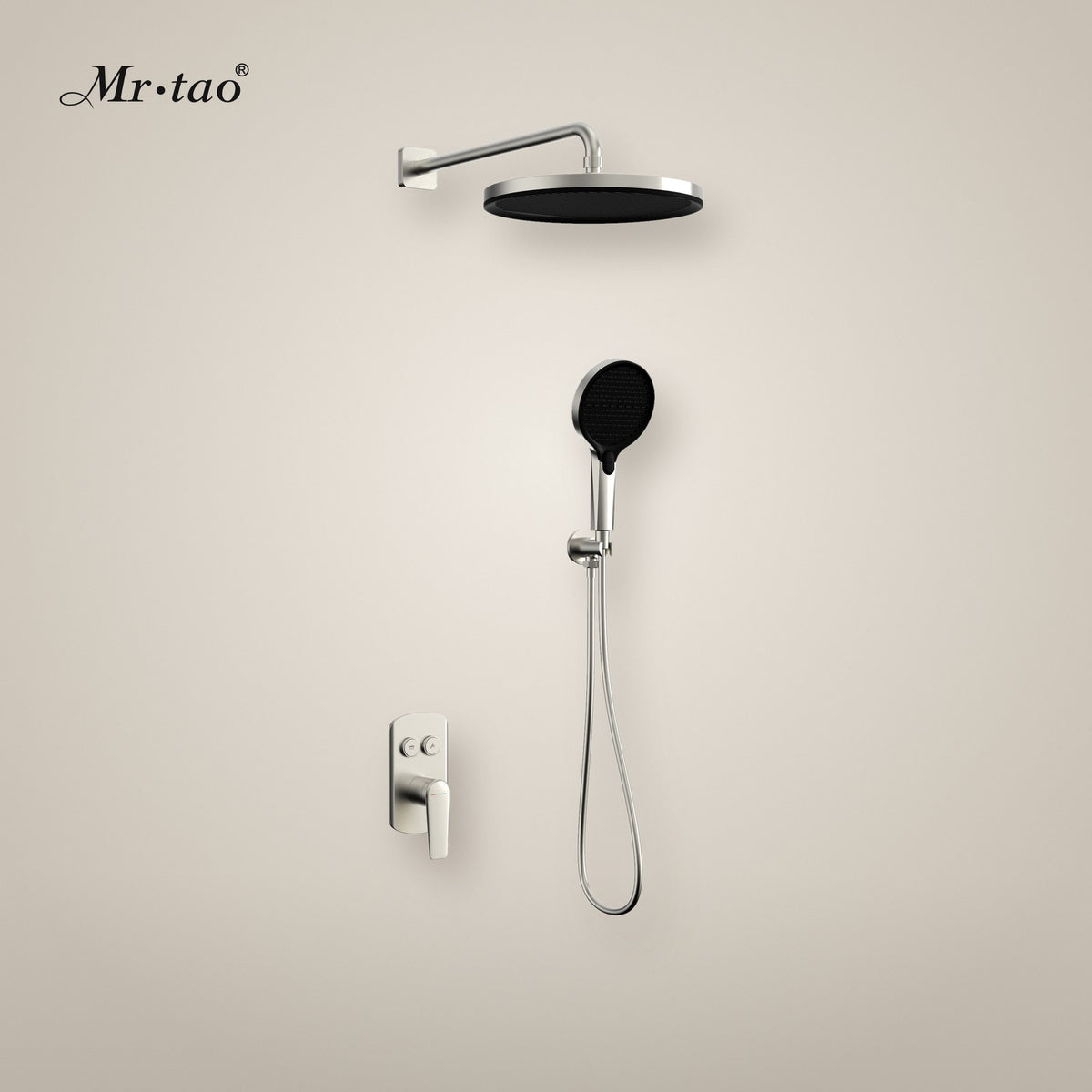 Mr·tao 0608 Concealed Shower Set, Brushed Brass